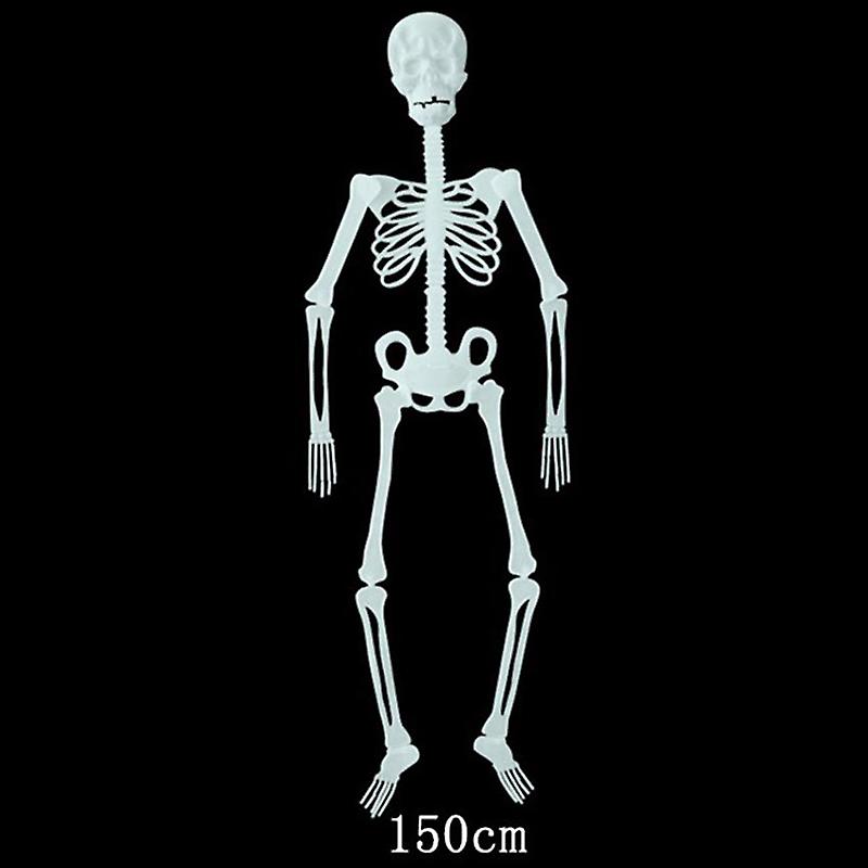 32/90/150cm Poseable Human Skeleton Halloween Decoration Party Prop