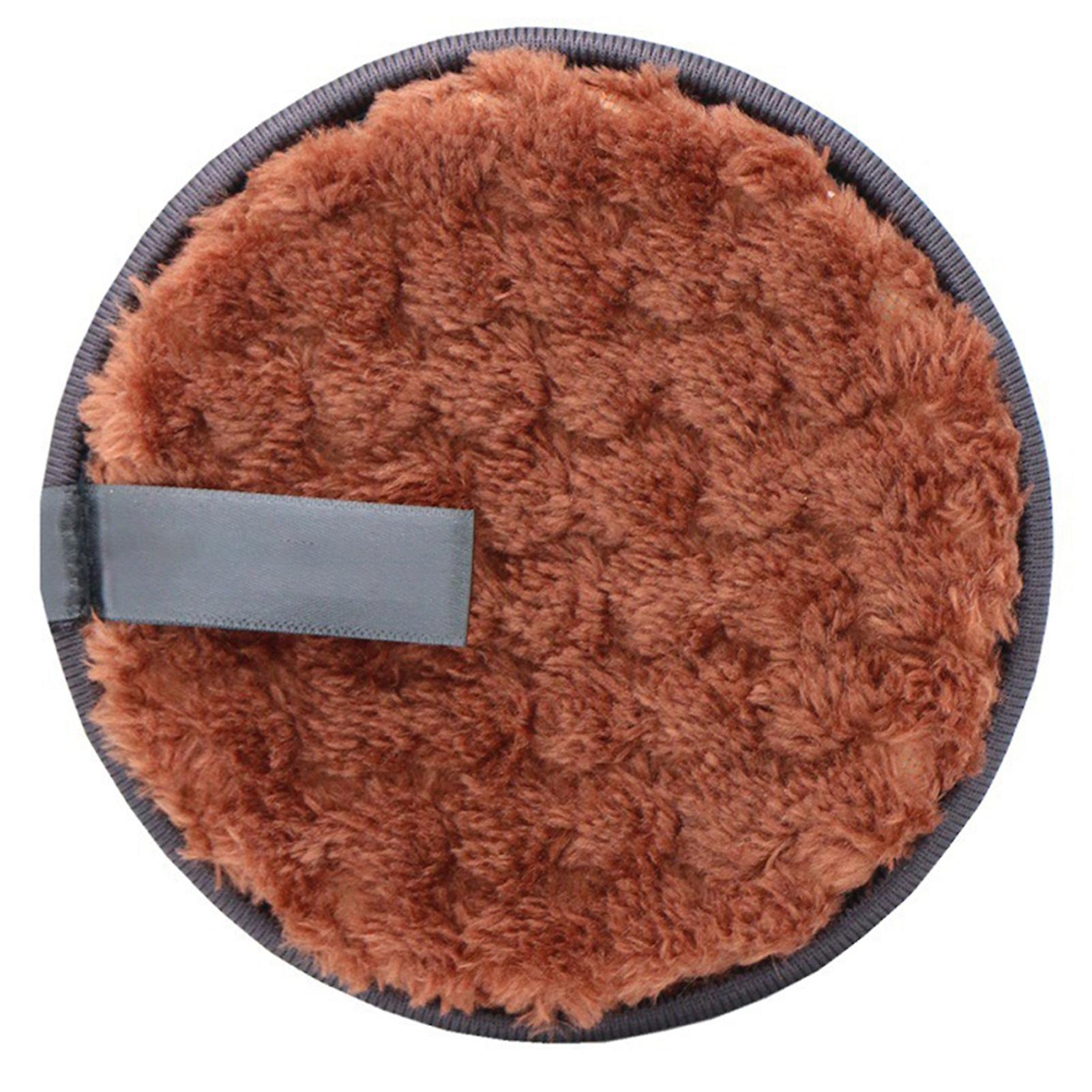 4pcs Makeup Remover Pads Round Double Side Reusable Soft Portable Washable Makeup Microfiber Pad 