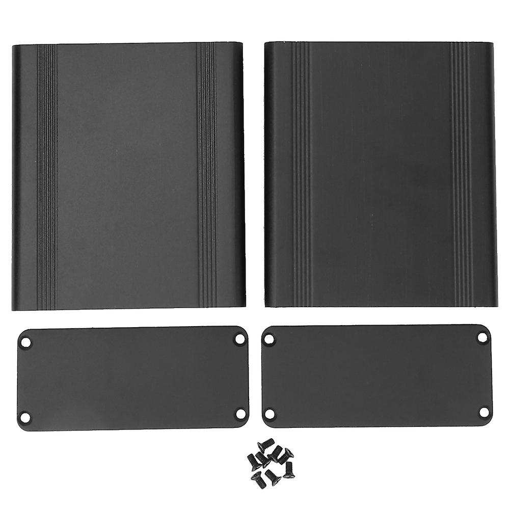 Ouitble Aluminum Case Aluminum DIY Instrument Project Split Type Enclosure, 38 x 88 x 100mm Aluminum Cooling Case for Circuit Board, Protective