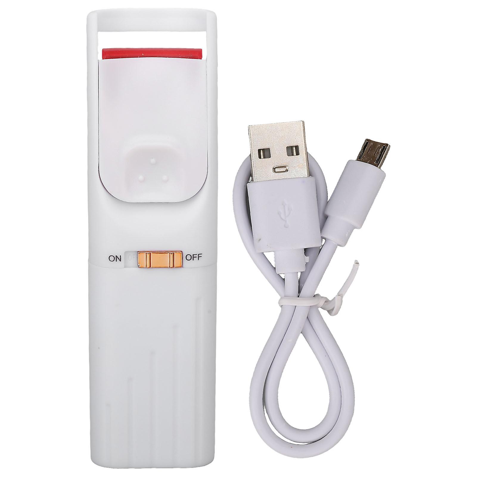 Electric Eyelash Curler, Rechargeable, Heating Silicone Pad