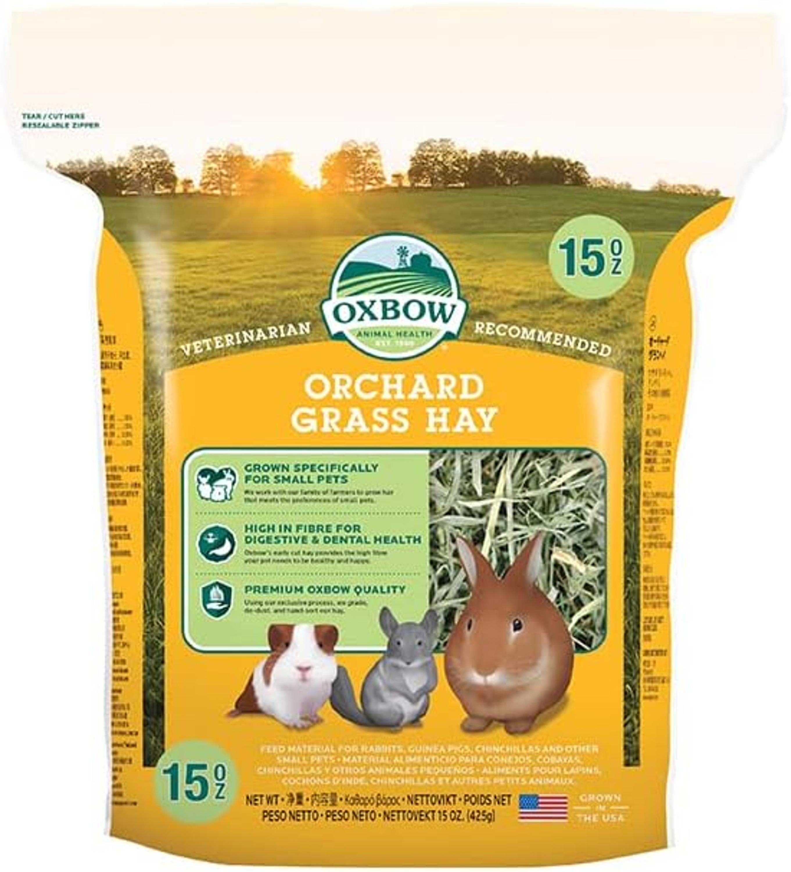Oxbow Orchard Græs Små dyr strøelse 425g