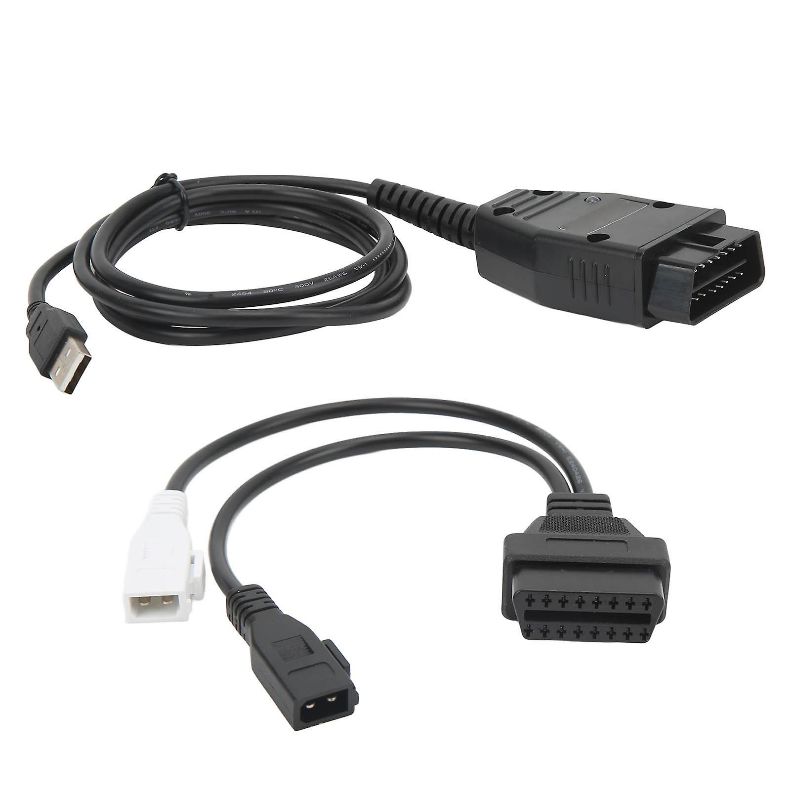 OBD2 Diagnostic Adapter Multi Language USB Port EOBD Programmer Cable for Car Repairing 