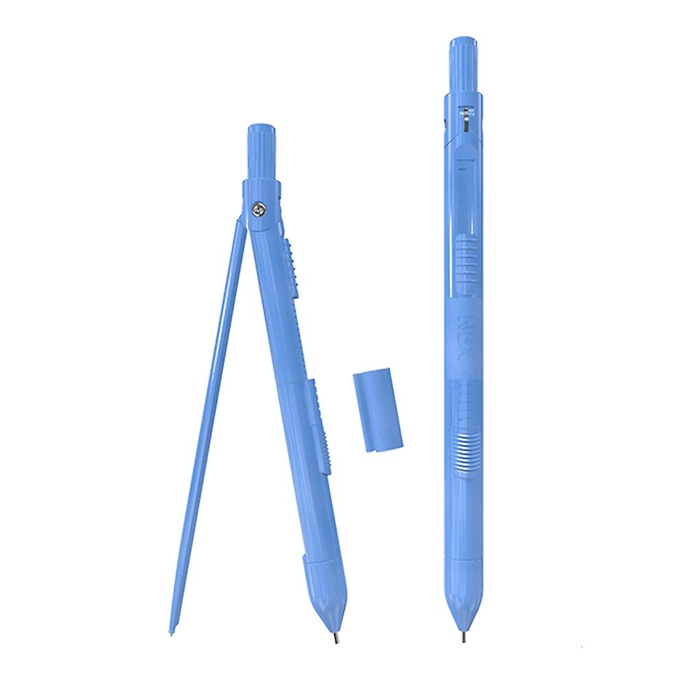 NBX Professional Compass with Mechanical Pencil Math Geometry Drawing Tools with 0.7mm Leads & 6 Era