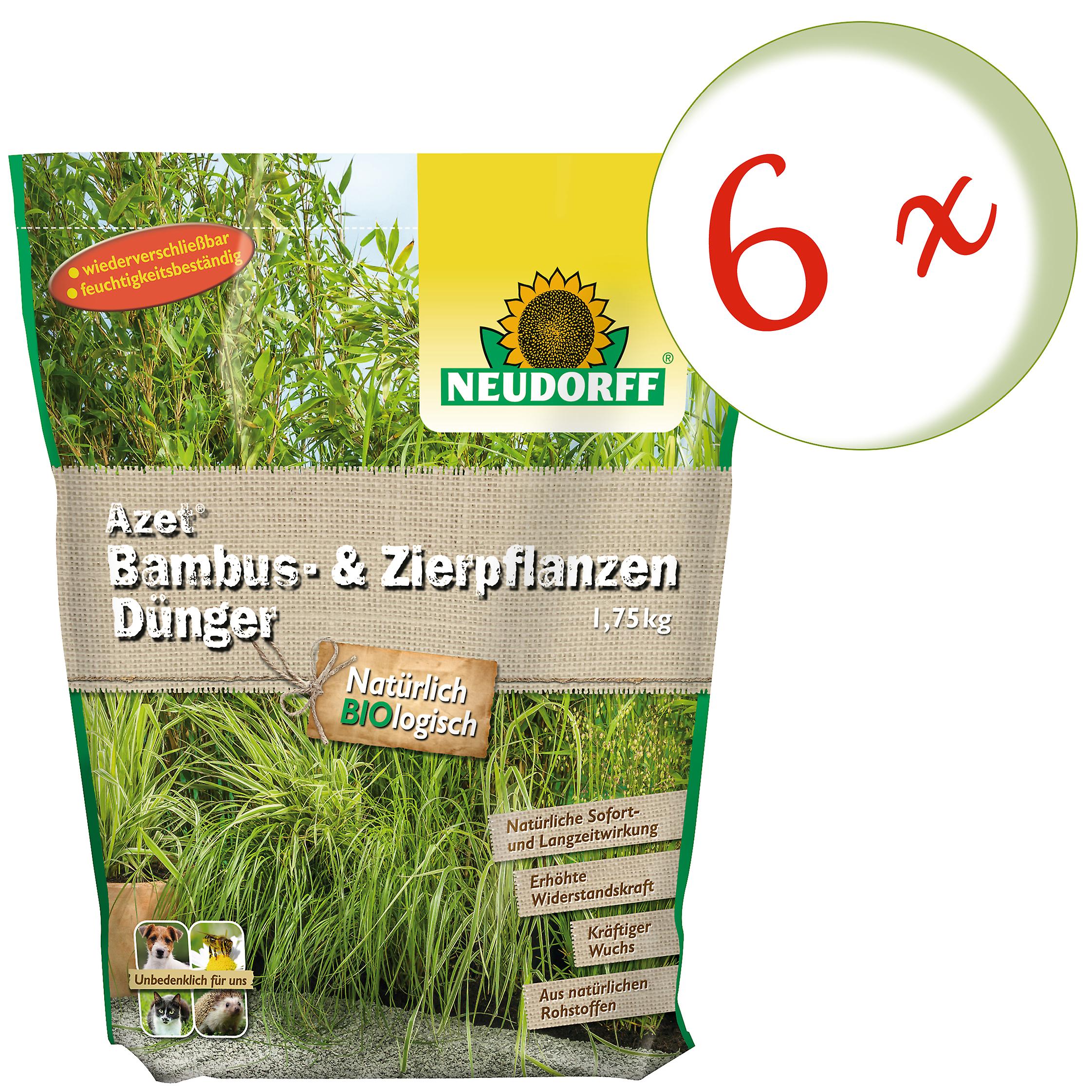 6 db NEUDORFF Azet® bambusz & díszfű műtrágya, 1,75 kg