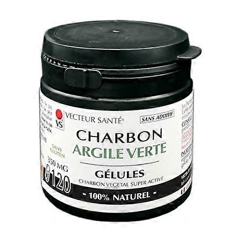 Carbo'activ charcoal clay 120 capsules