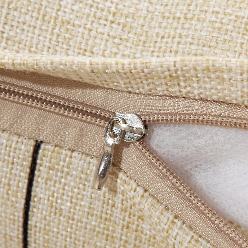 Linen square throw pillow case 4, 18 x 18 inches