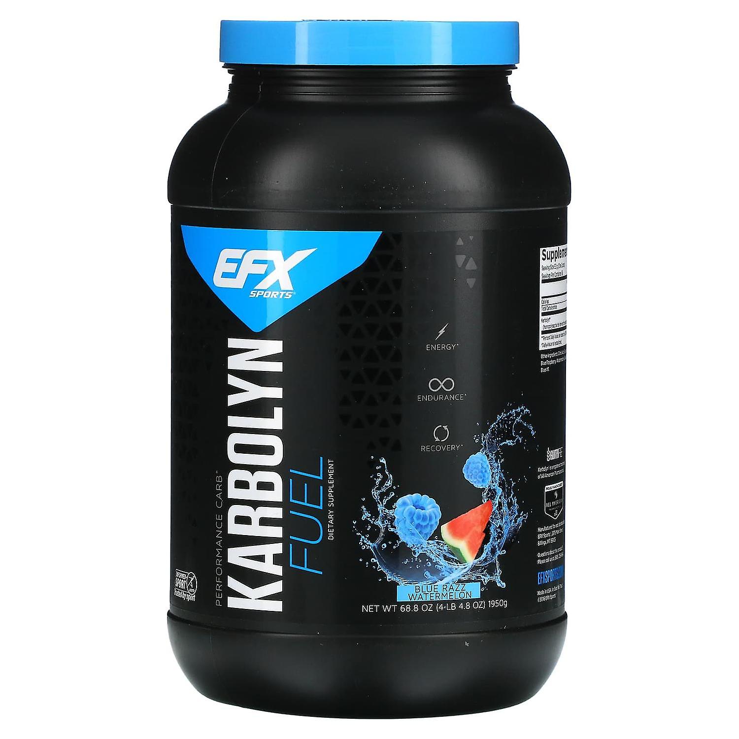 EFX Sports, Karbolyn Fuel, Blue Razz Watermelon, 68.8 oz (1,950 g)