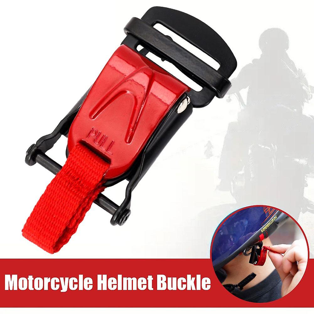 1 Set Helmet Quick Release Buckle Kit Ratcheted Chin Strap Adapter 25mm