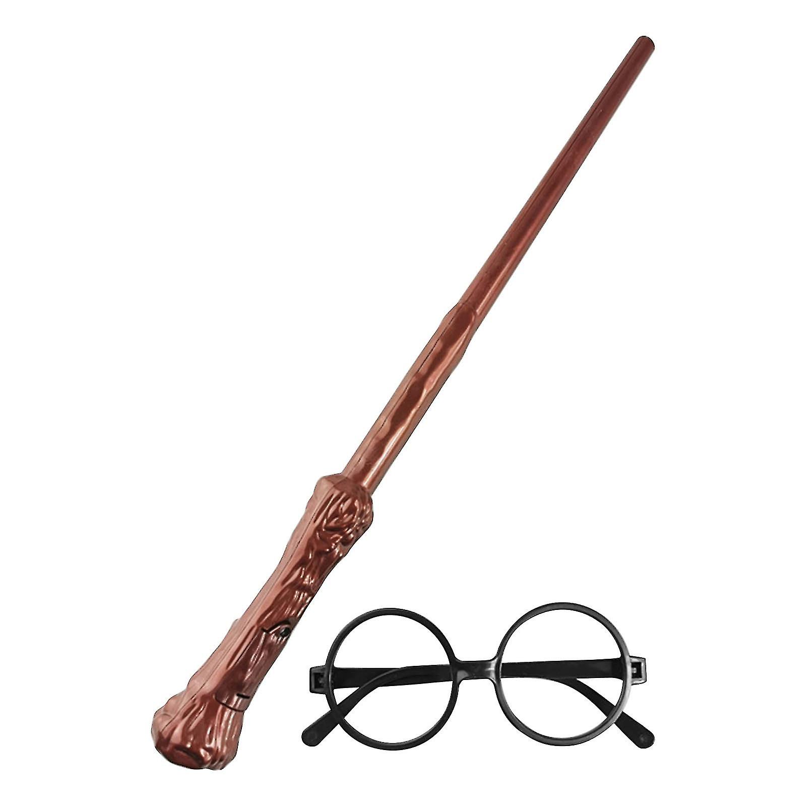 Cosplay Wand with Light and Sound - 14.2in Length, Durable Plastic, Battery Powered