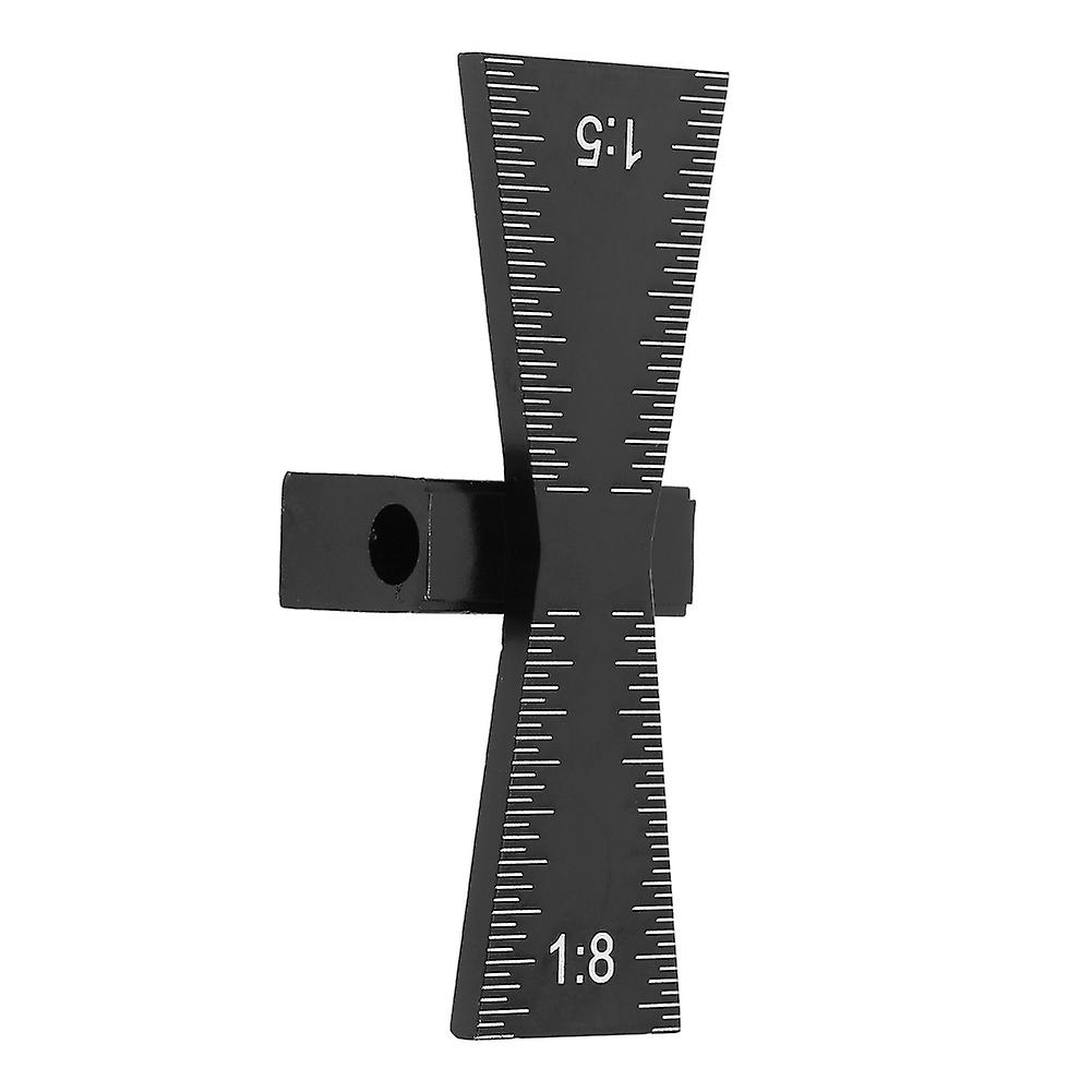 Woodworking Dovetail Marker Wood Joints Gauge Tool with Scale 1:5/1:8