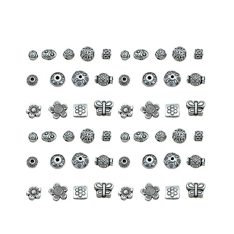 65pcs Alloy Spacer Beads