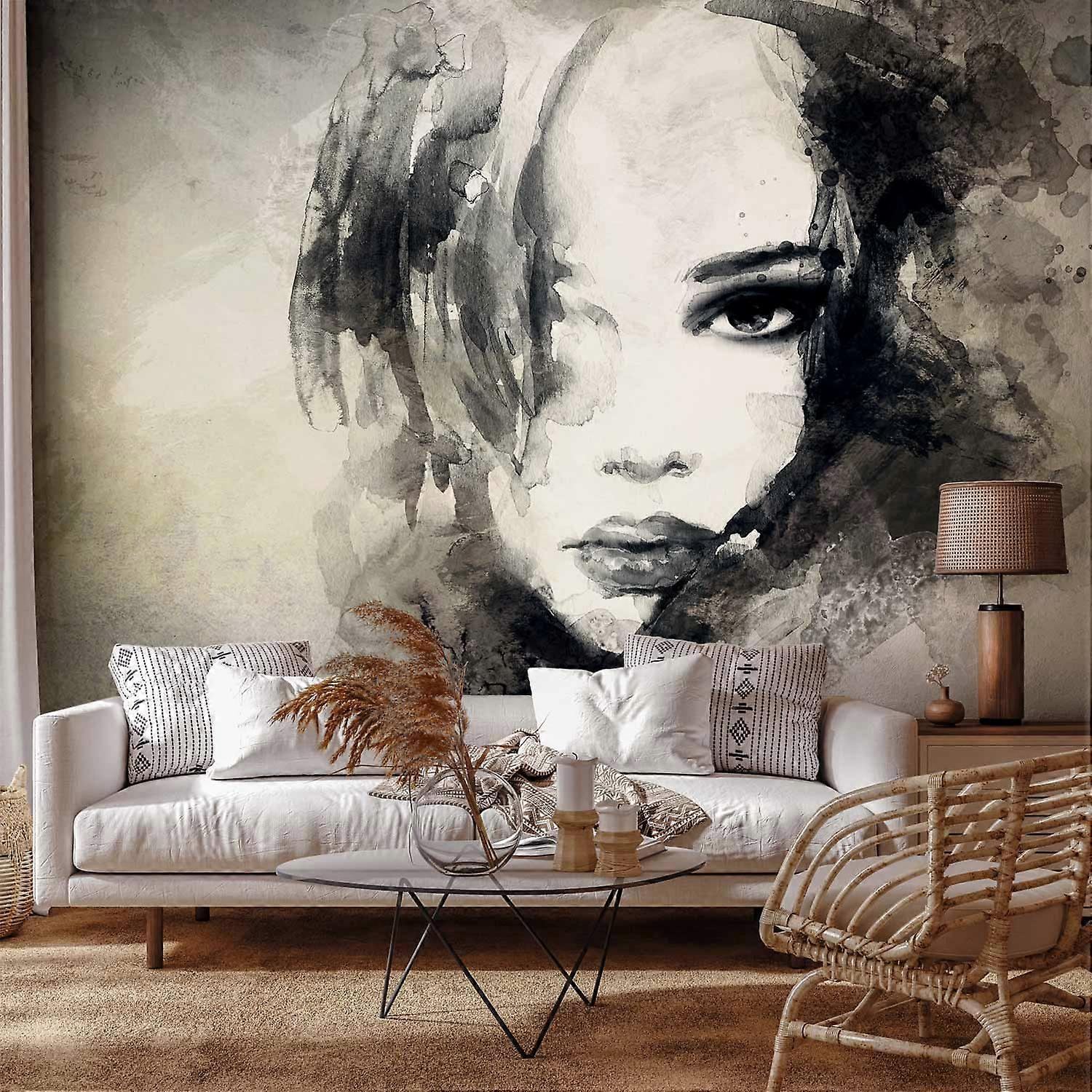 Falfestmény - Titokzatos lány