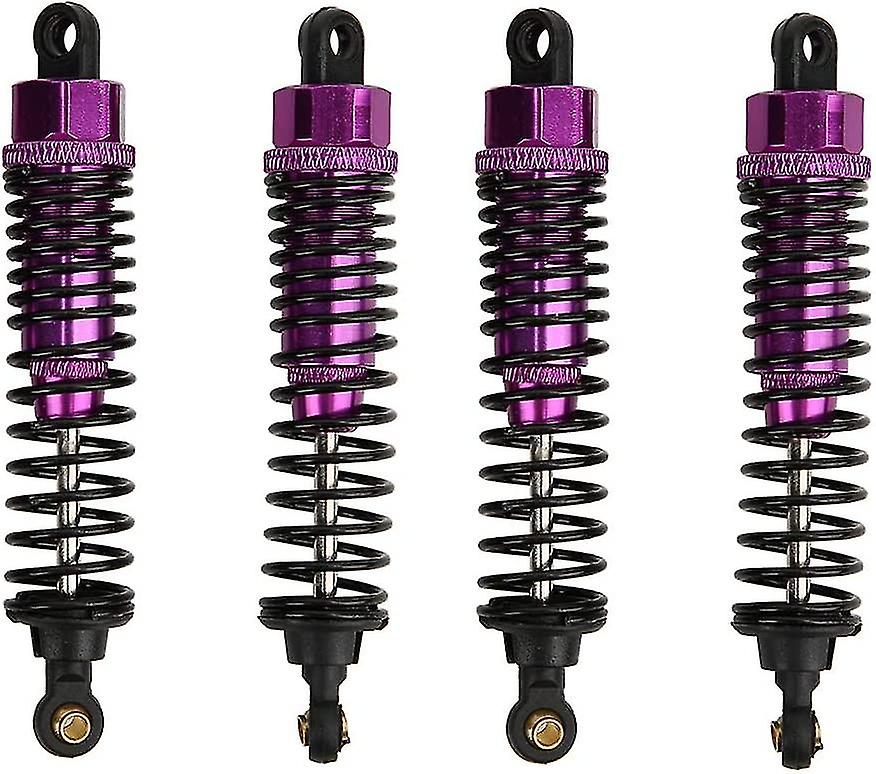 4pcs Shock Absorber Spring Rc Car Shock Absorber For 1/10 Rc Car(purple)