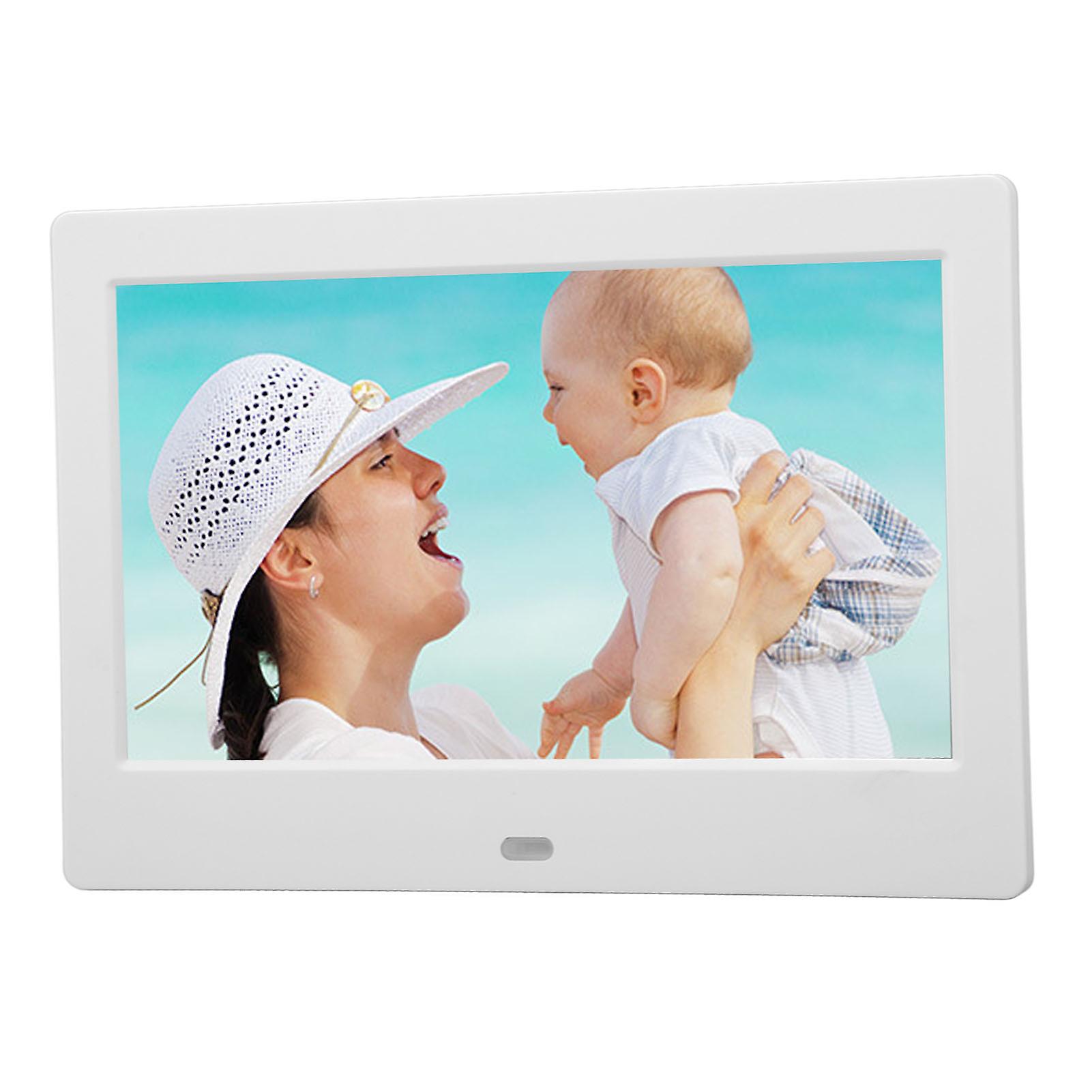 7in HD IPS Digital Photo Frame WiFi Video Playback EU Plug
