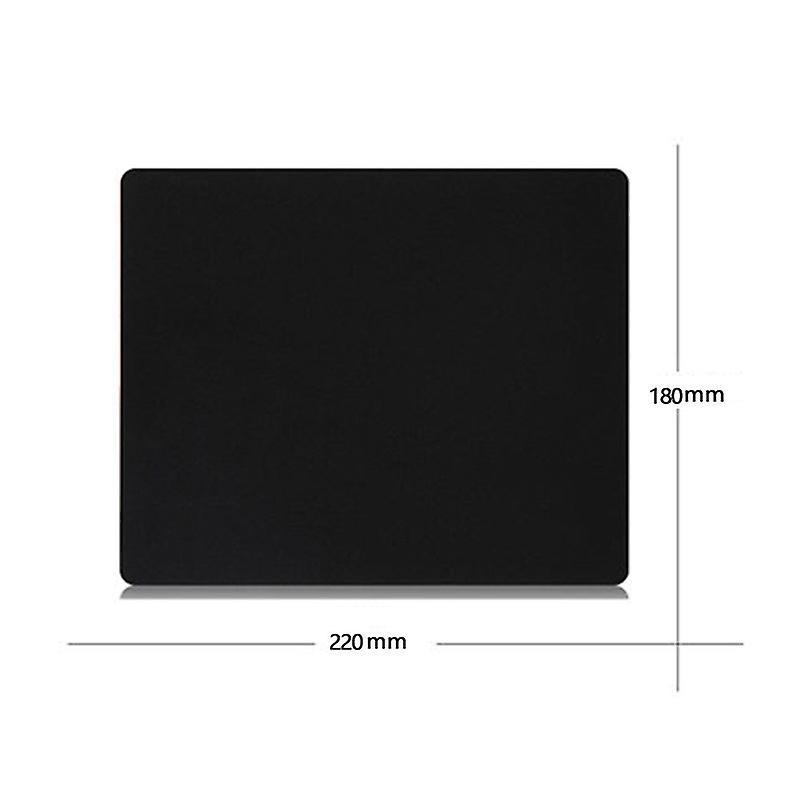 Computer Desktop Accessories Black Rectangular Rounded Mouse Pad