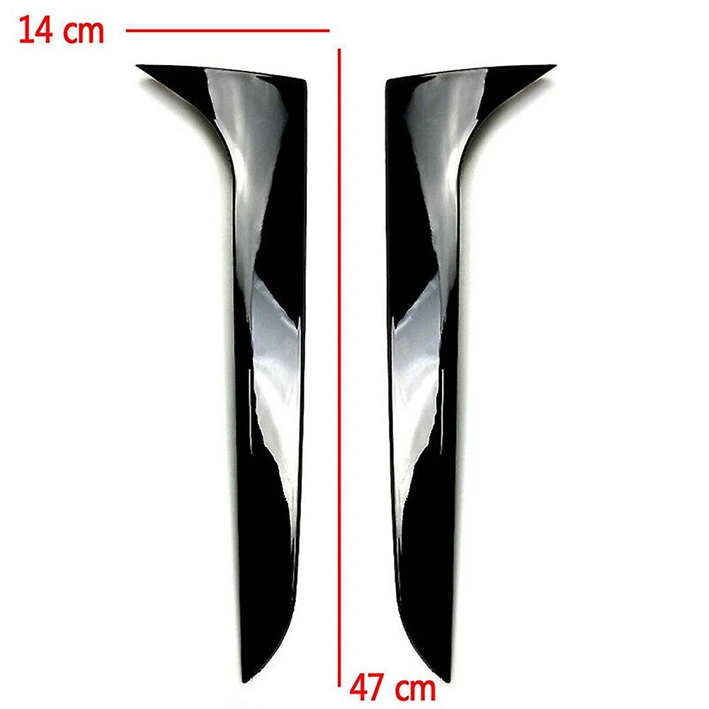 Lightweight And Easy To Carry Plastic Rear Glass Side Spoiler For A4 B8 2009 2016 Sleek And Stylish Enhancements