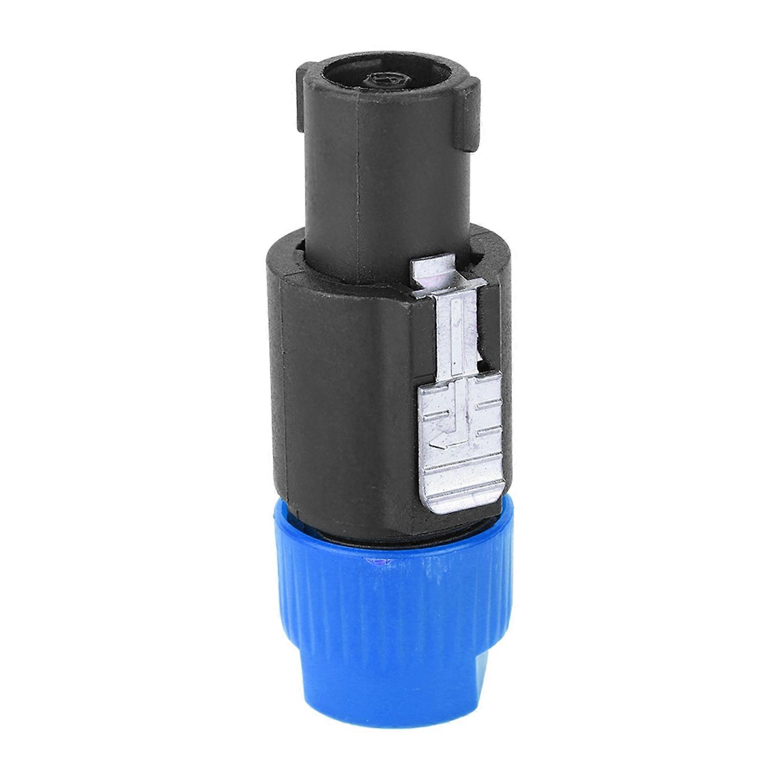 10PCS CNl4FC Waterproof 4-Pin Speakon Audio Speaker Connector Blue