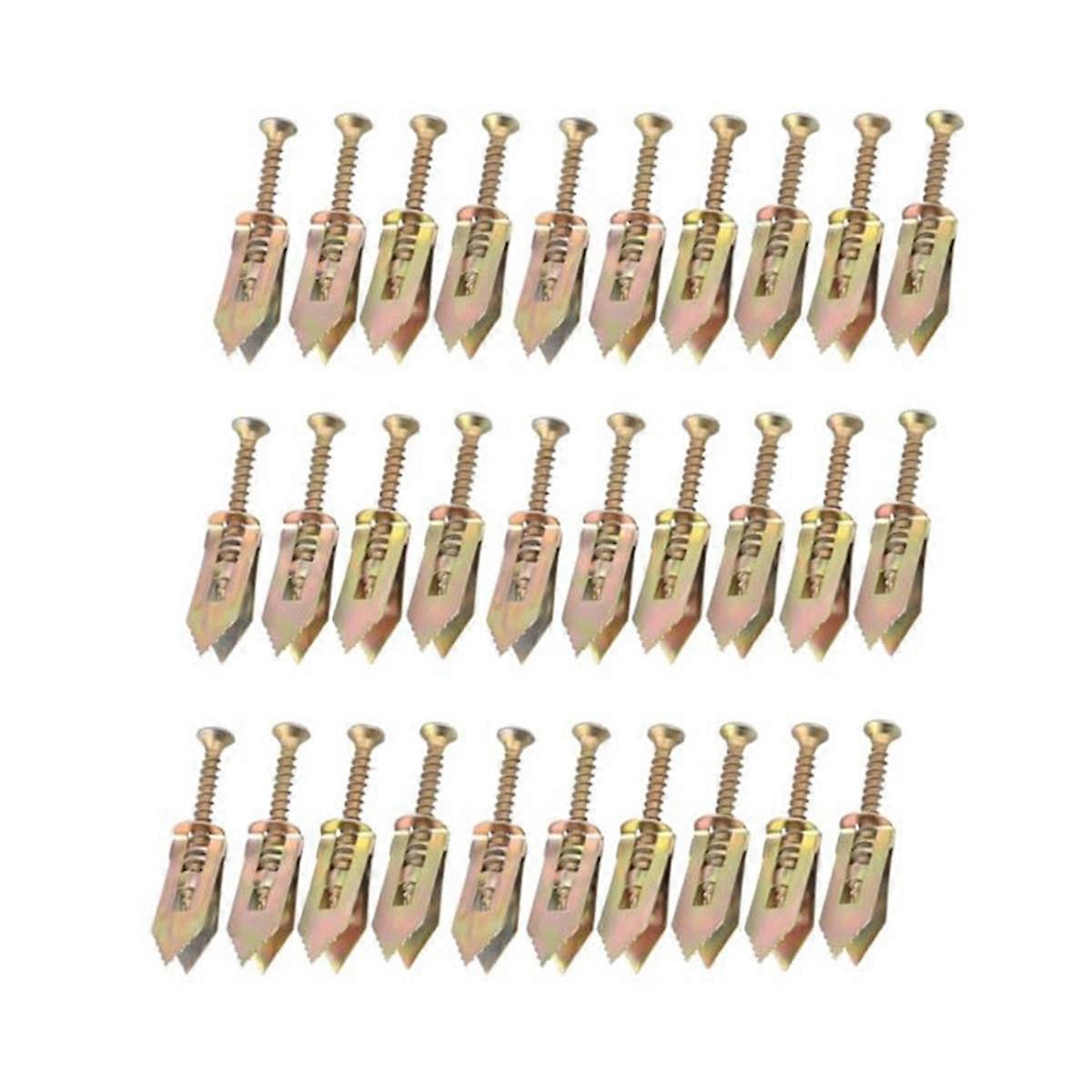 Self Drilling Anchors Screws, Zinc Plated Steel Self-Drilling Anchors Self-Drilling Drywall Anchors