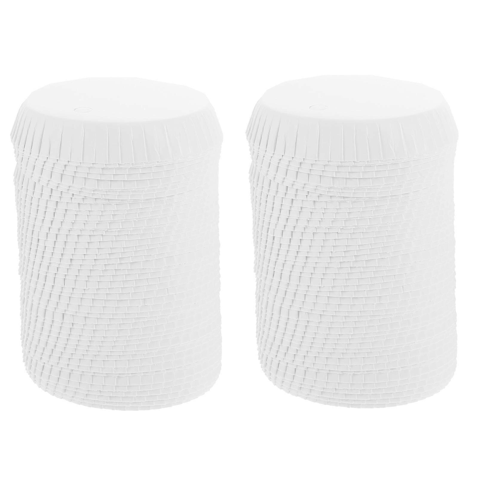 100Pcs Paper Cup Covers Dustproof Universal Cups Lids Cup Accessories for Home