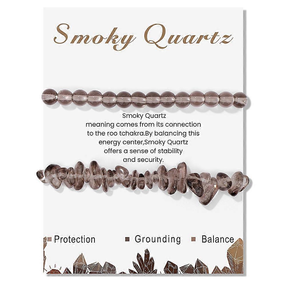 Bracelet-Smoky Quartz-Serene Sophistication