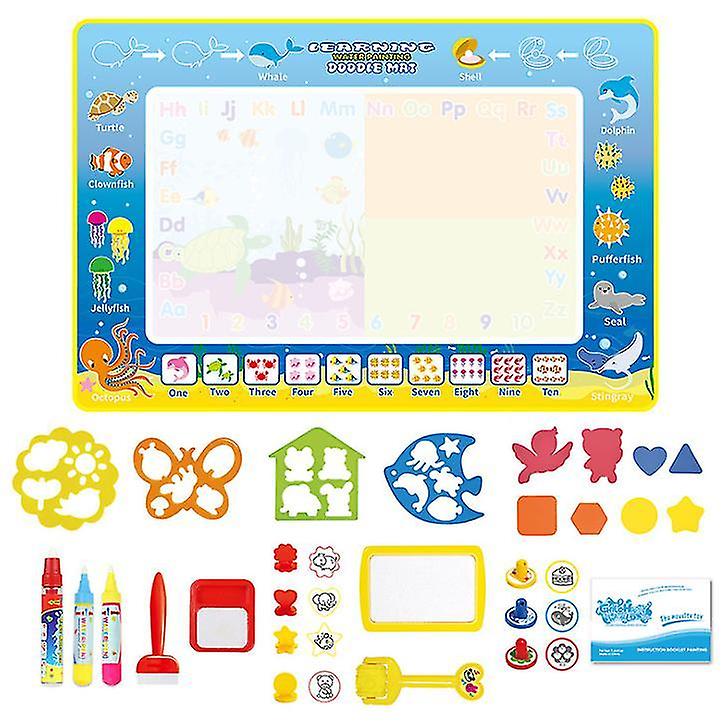 Water Doodle Mat Aqua Drawing Painting Mat,large Size 120*80cm Az11486