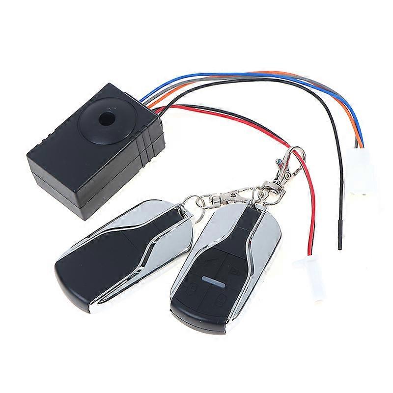 Ebike Alarm System 36v -72v With Two Switch For Electric Bicycle Controller