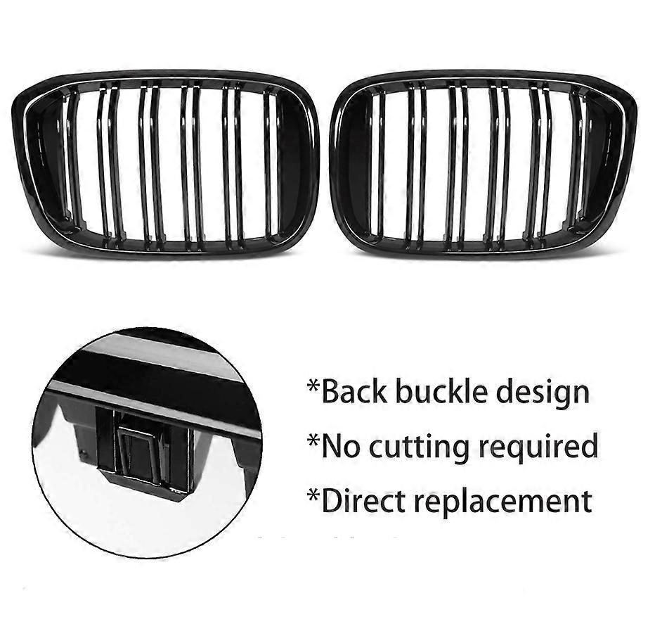 Front Grilles Kidney for BMW X3 G01 / X4 G02 Piano Black Front Grilles Kidney for BMW X3 G01 / X4 G02 Piano Black