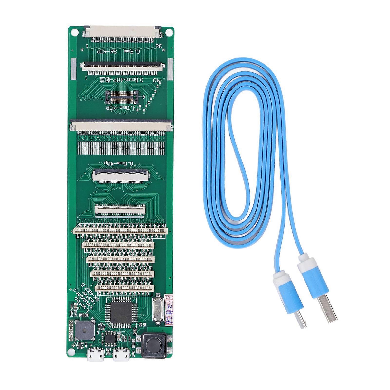 USB Interface Keyboard Test Module Universal 40Pin Multi Ports DIY Laptop Keyboard Detection Kit