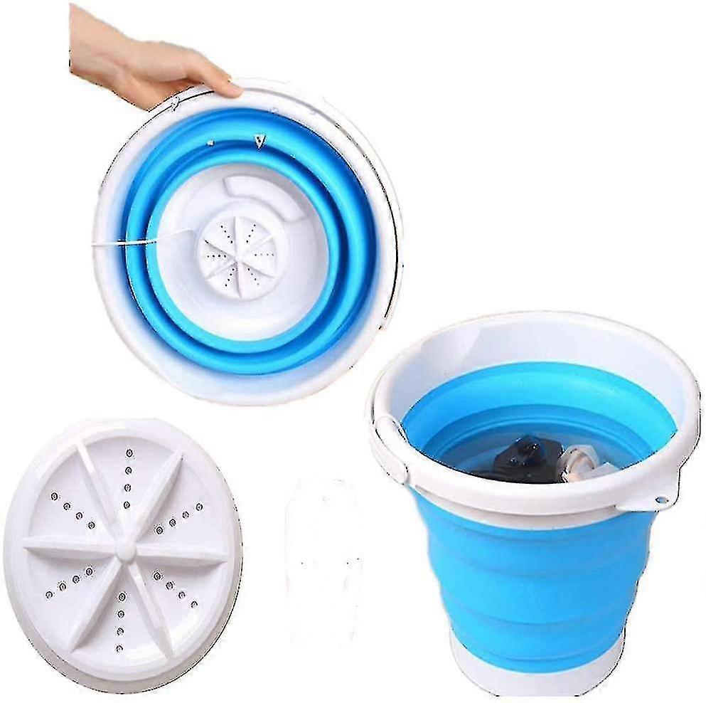 Mini Washing Machine, Portable Foldable Laundry Tub, With Usb Power