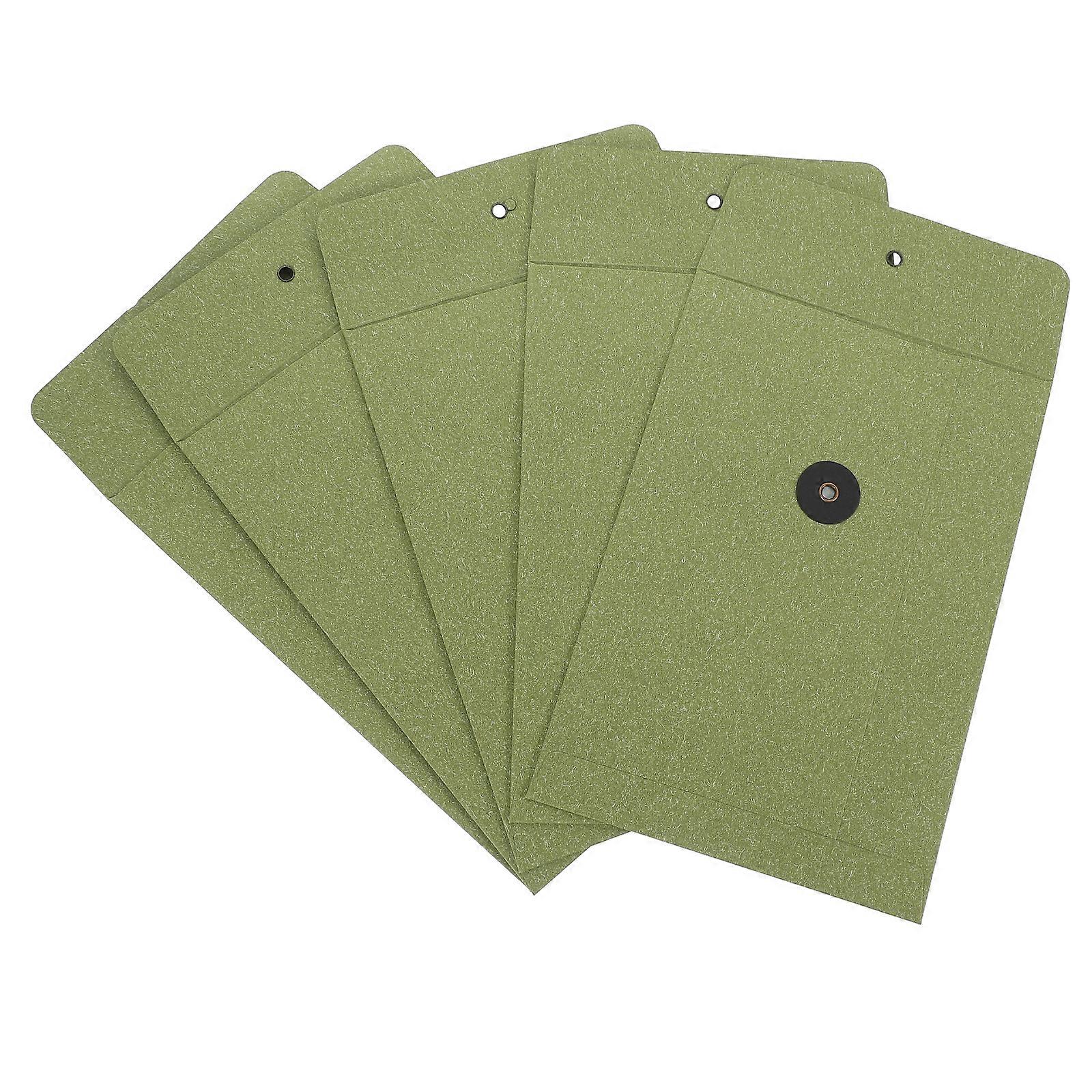 5pcs Paper Envelopes Greeting Cards Holders Vintage Envelopes Document File Envelopes