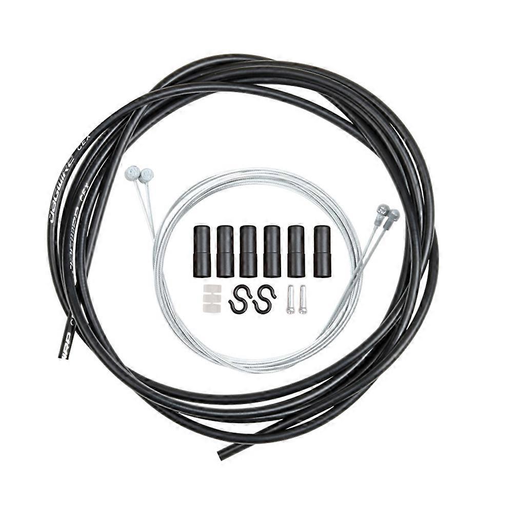 自行车通用刹车线和外壳套装（黑色）