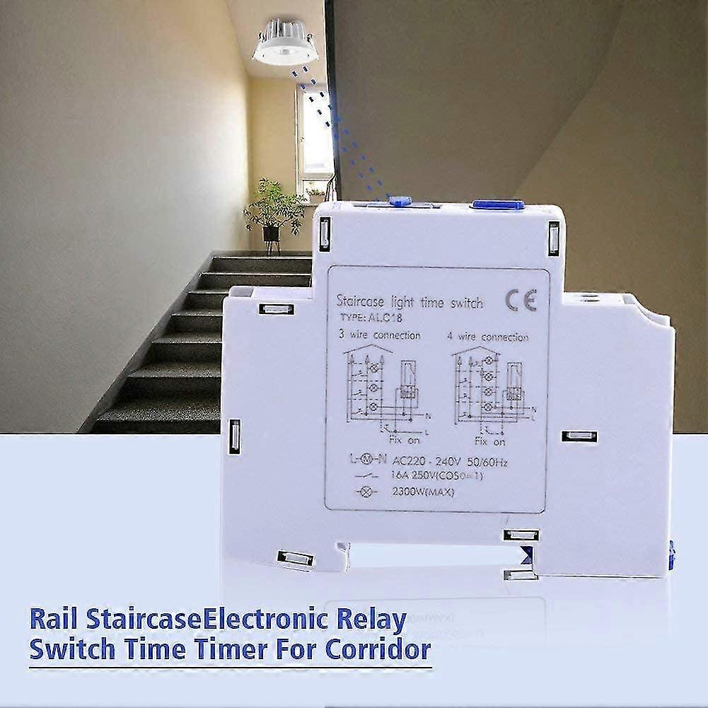 AC 220-240V ALC18 timer switch escalator mechanical switches electronic relay corridor lighting timing switch