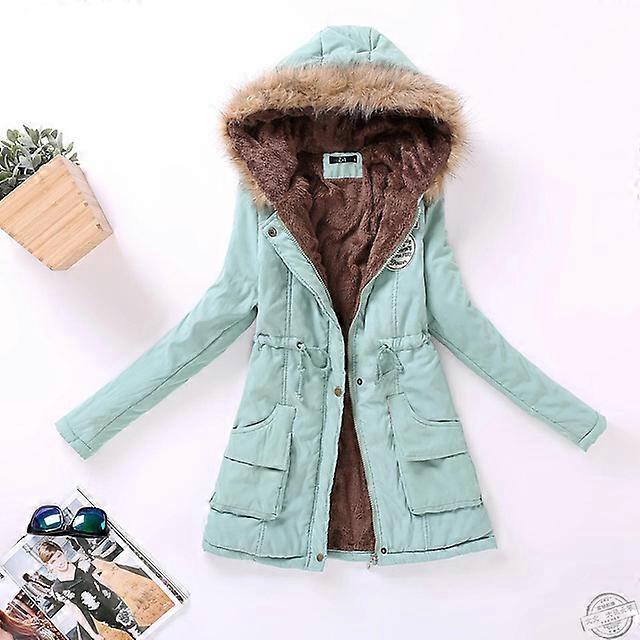new winter women jacket medium-long thicken plus size 4XL outwear hooded wadded coat slim parka cotton-padded jacket overcoat