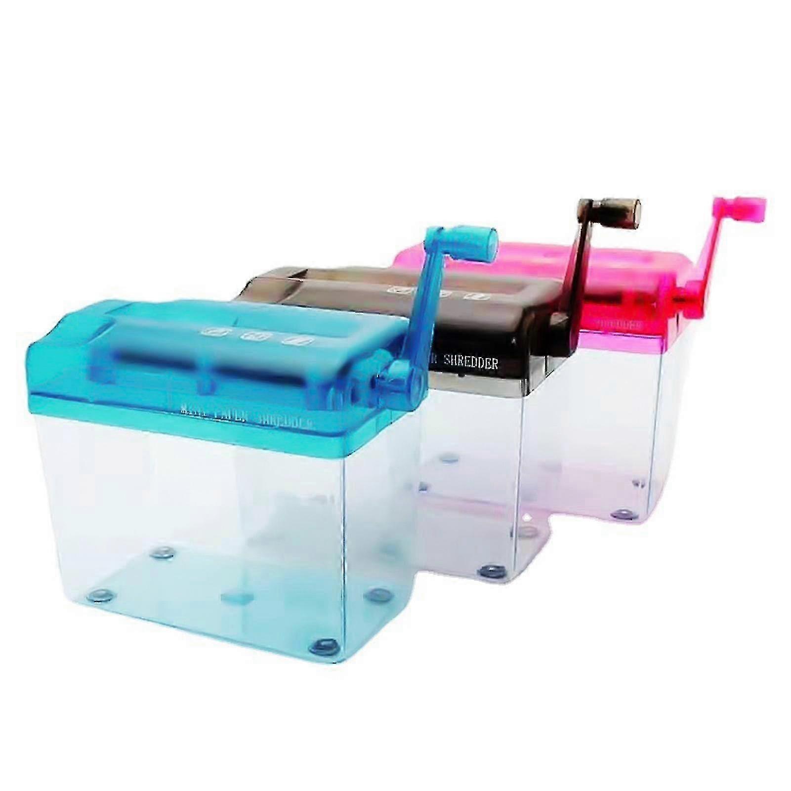 Manual Shredder Wide Application Effective Abs Labor-saving Manual A6 Paper Shredder Office Supplies