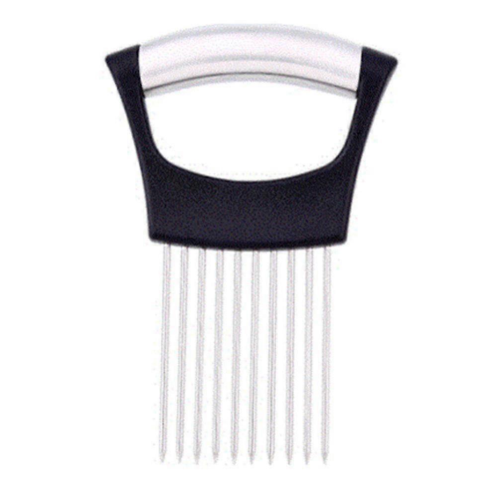 onion needle steel fork slice assistant stainless vegetables fruit