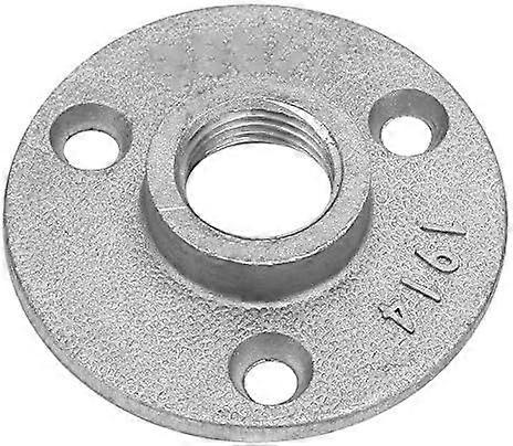 10pcs Alloy/Cast Iron 3 Hole 65mm DN15 Flange Pipe Base Thread Floor Flange For Fixing All Kinds Of Pipes(Aluminum alloy)