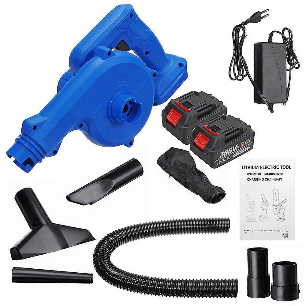 1600W 20000rpm 2-in-1 Electric Cordless Air Blower Blowing Tool Suction Machine With/without Battery