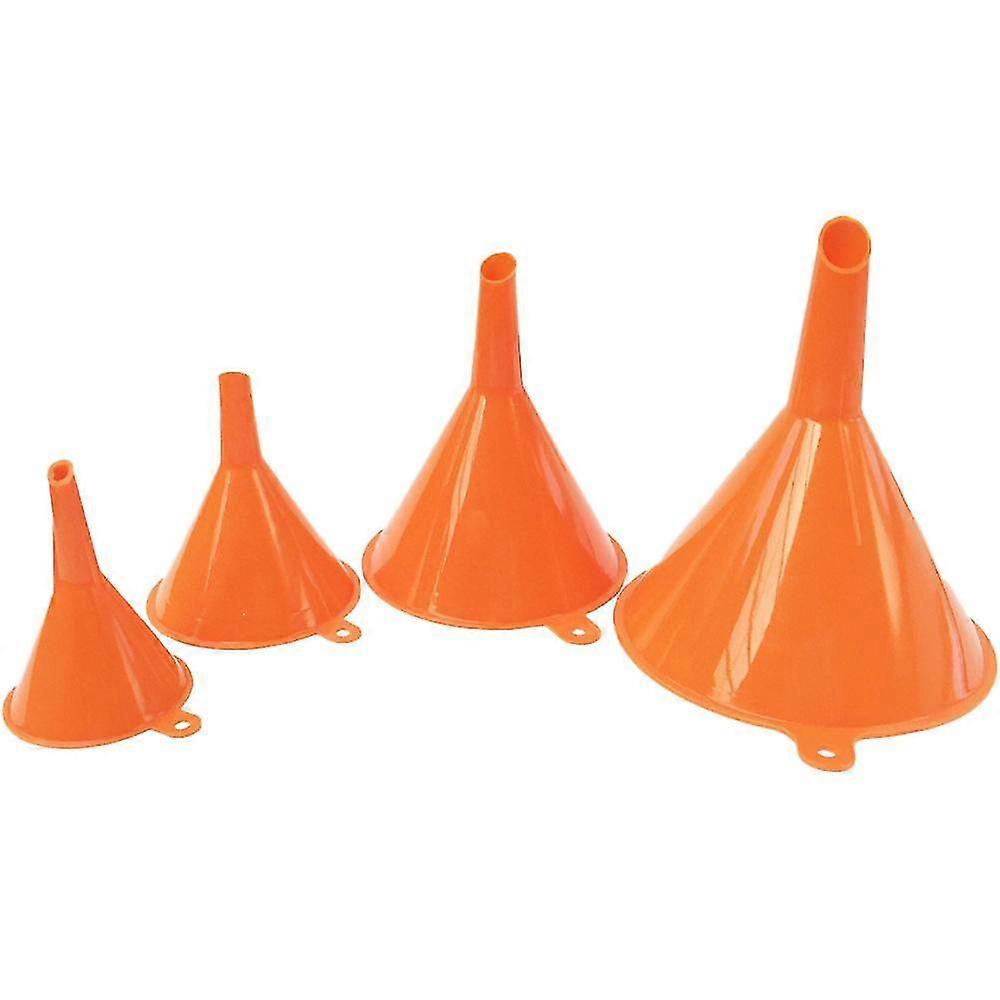 Kitchen Funnel Set - 4 Plastic Funnels For Filling
