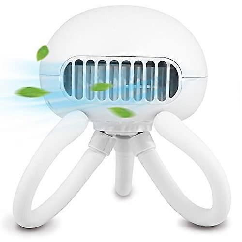 LINJOU Mini Handheld Fan for Stroller, car Seat, Crib, Bike and Desktop (White)