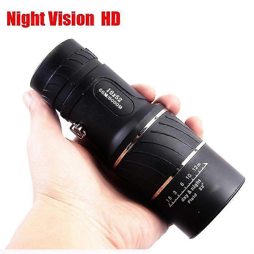 Super High Power 16x52 Portable Hd Optics Bak4 Night Vision Monocular Telescope