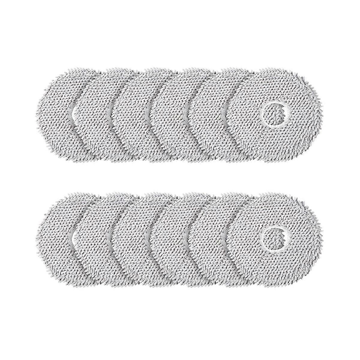 Pack of 12 Wipes for X10+& L10S Ultra/L10 Ultra Robot Vacuum Cleaner, Microfibre Wet Mop Pads Acces