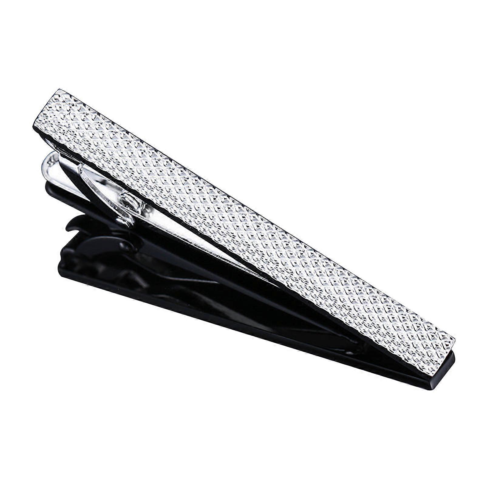 Fashion Business Men's Tie Clip Simple Electroplating Polishing Non-allergic Collar Clip Suit Tie Accessories