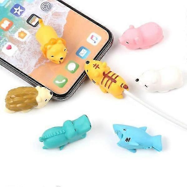 7 Animals Cable Cover, Hedgehog, Alligator