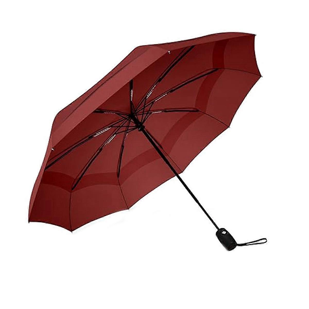 Portable Travel Umbrella - Umbrellas for Rain Windproof, Strong Compact Umbrella for Wind and Rain