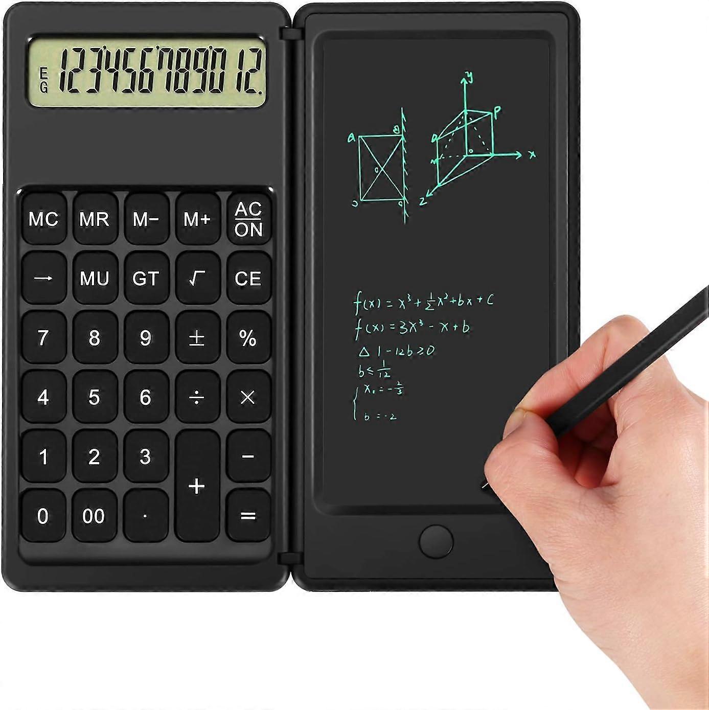 Desk Calculator,Desktop Calculator with Writing Tablet,Premium Office Calculator for Students and Clerk,2024 Ping