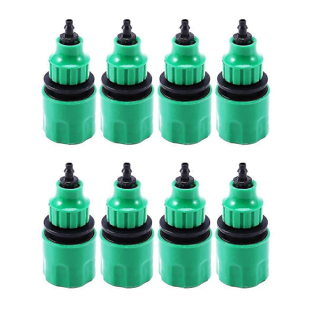 Garden Hose Pipe One Way Adapter Tap Connector Fitting For Irrigation 8-pack