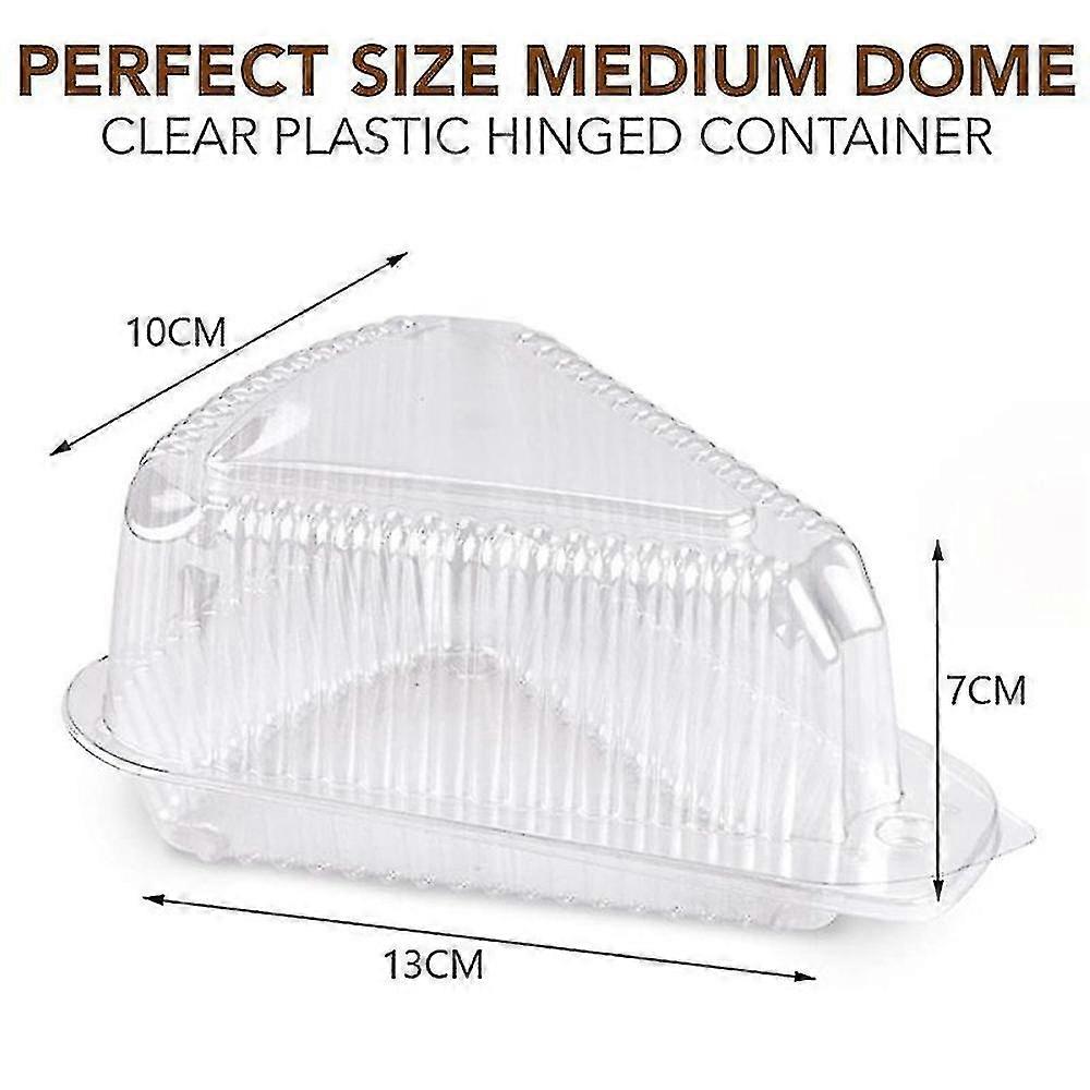 100pcs Triangle Cheesecake Boxes Slice Cake Box Triangle Pie Holders Cake Boxes For Bakery Party Wedding