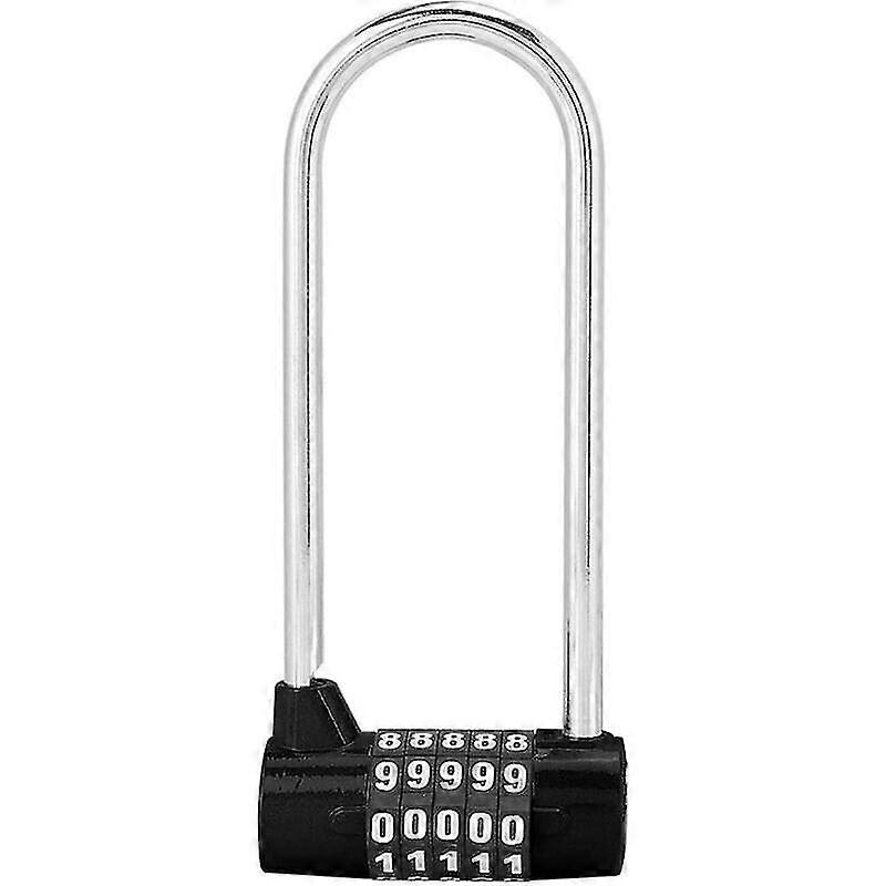 5 Digit Combination Padlock Alloy Security U Shaped Code Lock Extra Long