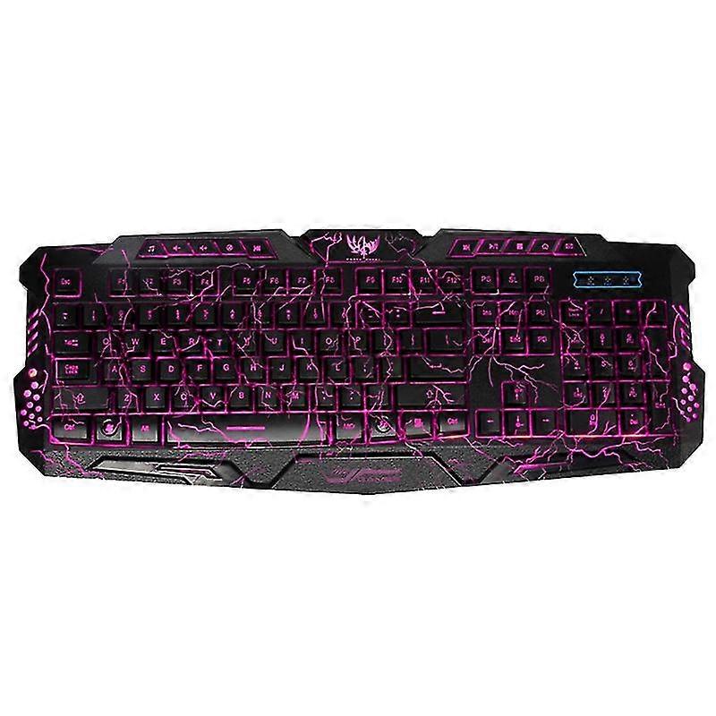Gaming Cracked Keyboard Usb Backlit Wired Keyboard For Game Laptop Pc Computer Games Gamer Working
