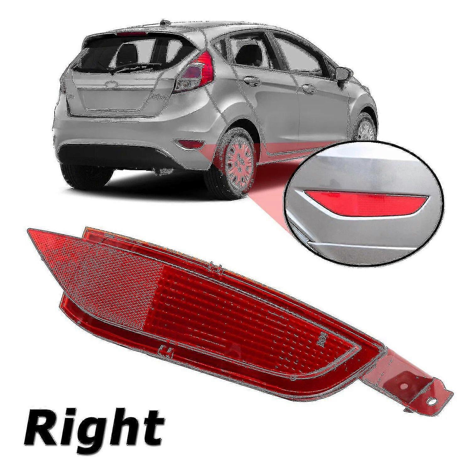 Rear Bumper Reflector Fog Lamp Tail Brake Light Right For Ford Fiesta Mk7 2008 2009 2010 2011 2012 2